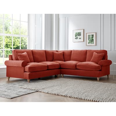 SAVE  £1650 - The Bromfield Corner Sofa, Manhattan Apricot