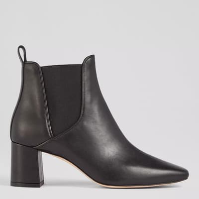 Black  Maddox Leather Chelsea Boots