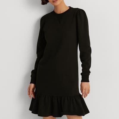 Black Zoaltin Sweatshirt Dress