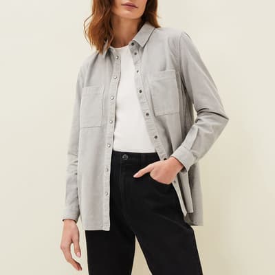 Grey Peggie Oversized Shirt