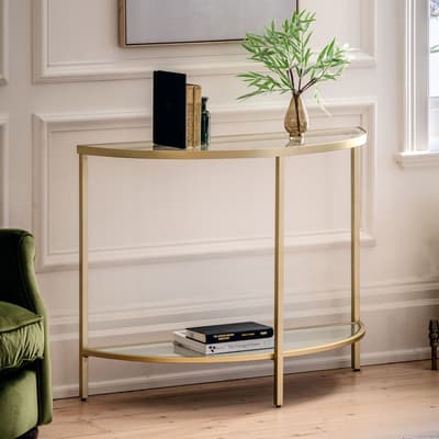 Danville Console Table, Champagne