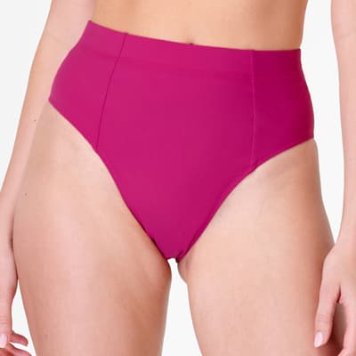 Phlox Pink Brook High Waist Xtra Life Bikini Brief