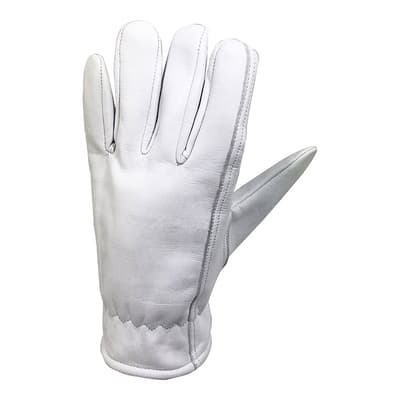 Kew Lined Leather Gardening Gloves, Medium