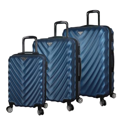 Dark Blue Cabin/Medium/Large Suitcase 3 Piece Set