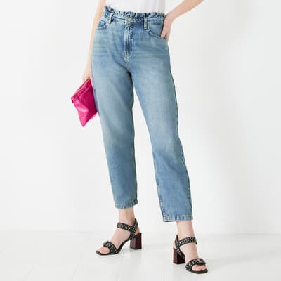 Light Blue Suria Paperbag Jeans