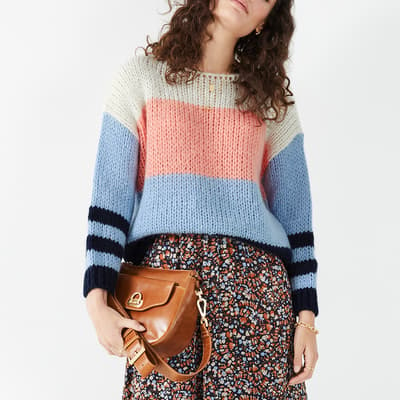 Multi Hayle Colourblock Jumper