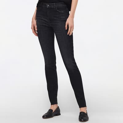 Black High Waisted Skinny Stretch Jeans