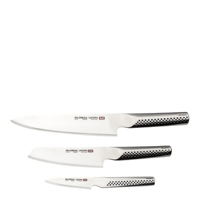 3 Piece Global Ukon Knife Set