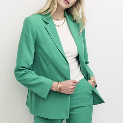 Green Julie Tailored Blazer