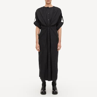 Black Annielle Maxi Cotton Dress