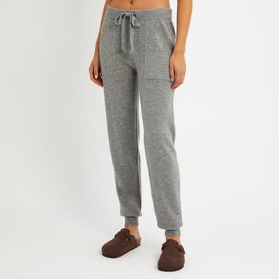 Grey Cashmere Blend Pocket Jogger