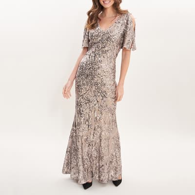 Mink Jeselle Sequin Gown