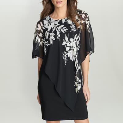 Black Kiya Asymmetric Dress