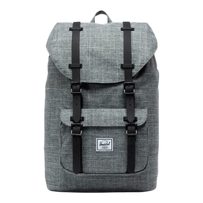 Raven Crosshatch Herschel Little America Mid-Volume Backpack