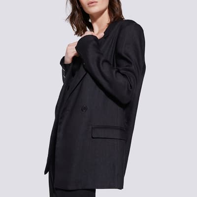 Black Cassius Relaxed Blazer