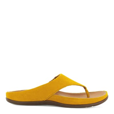Yellow Maui Toe Post Sandals