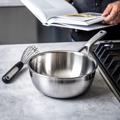 Stainless Steel Multi-Ply 3.7L Chefs Pan, 24cm