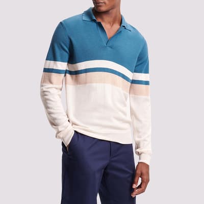 Cream Riviera Merino Wool Polo Shirt