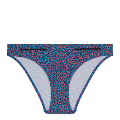 Blue & Multi  Divine Bikini Brief