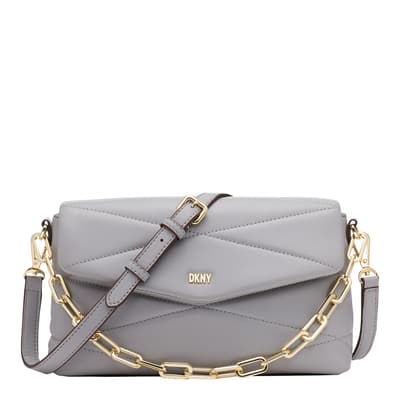 Grey Melange Eve Chain Shoulder Bag