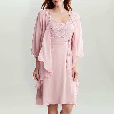 Pink Aribelle Jacket Dress