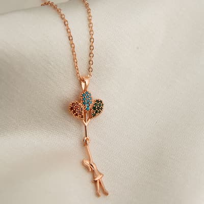 Rose Metal Necklace