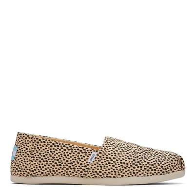 Cheetah Print Alpargata Flat Shoes