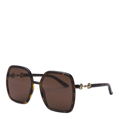 Women's Brown Gucci Sunglasses 55mm