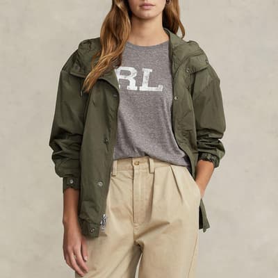 Olive Hooded Jacket