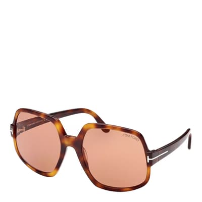 Women's Brown Tom Ford Sunglasses 54mm
