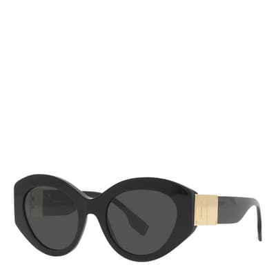 Men's Black Burberry Sunglasses 51mm