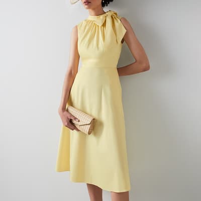 Yellow Freud Midi Dress