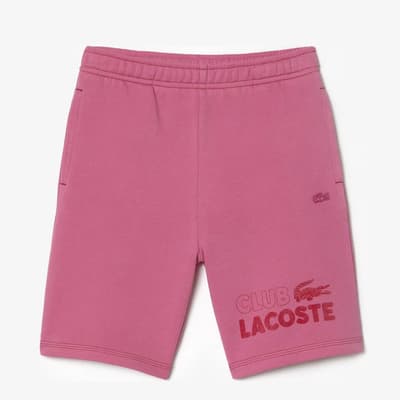 Kid's Pink/Red Elasticated Shorts