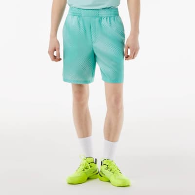 Mint Pattern Elasticated Shorts