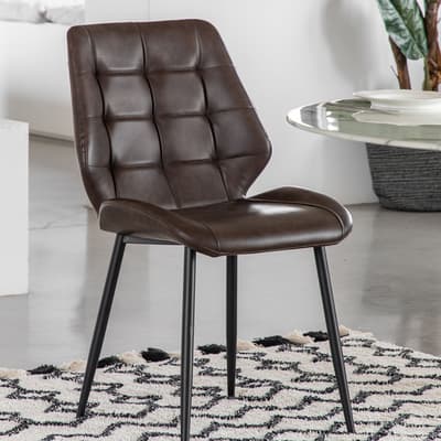 Campbell Dining Chair Brown, Set of 2