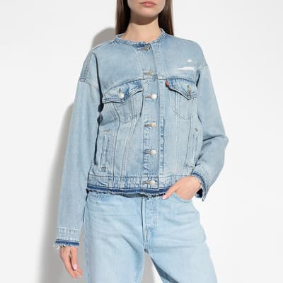 Light Wash 90s Trucker Denim Jacket