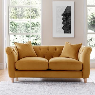 SAVE  £1134 - The Soho Medium Sofa, Velvet Ochre