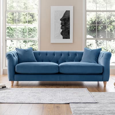 SAVE  £1340 - The Soho Large Sofa, Velvet Sky