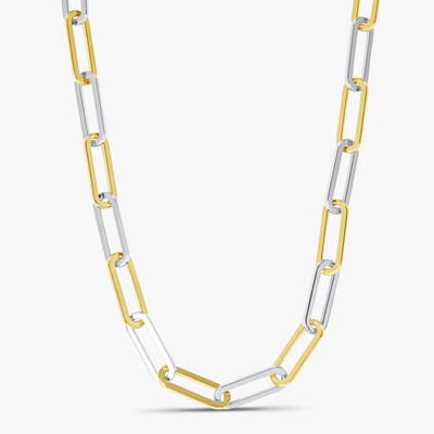 Two-Tone Two-Tone Collar Link Necklace