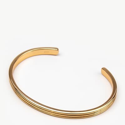 Gold Ribbed Cuff