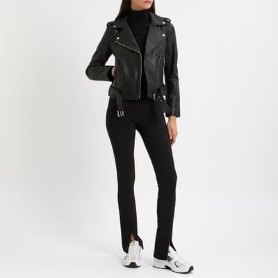 Black Leather Biker