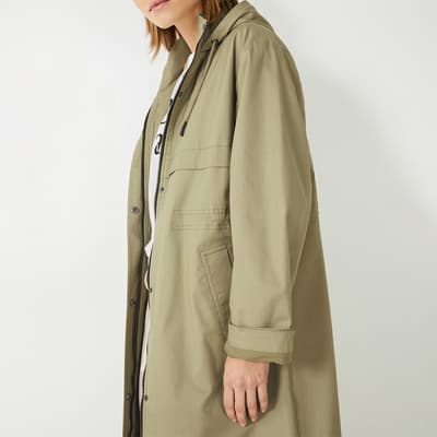 Green Allie Cotton Parka