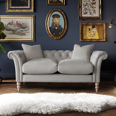 SAVE  £1320 - The Mayfair Medium Sofa, Velvet Chalk