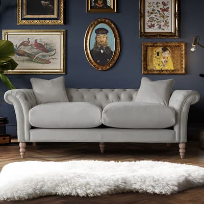 SAVE  £1520 - The Mayfair Large Sofa, Velvet Chalk