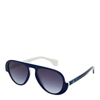 Hockney Blue Pilot Sunglasses