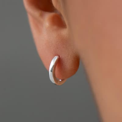 Silver Hoop Earringss