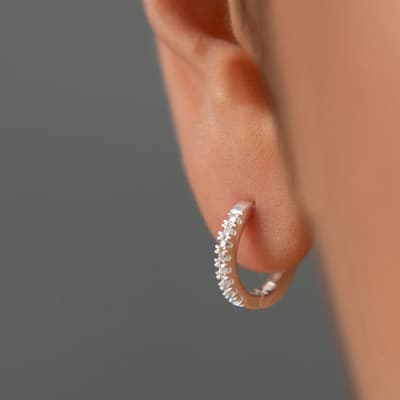 Silver Small Hoop Earringss