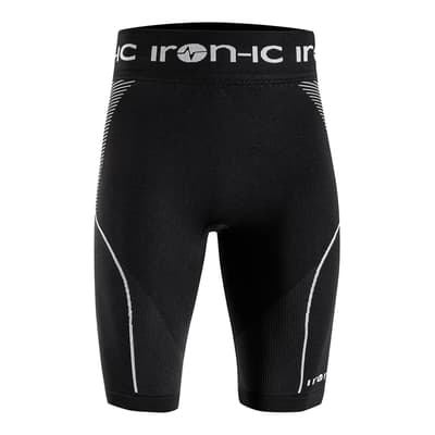 Black Sports Biker Shorts