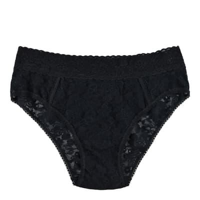 Black Daily Lace Cheeky Brief