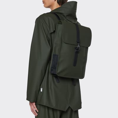 Green Unisex Waterproof Backpack Mini